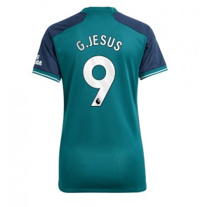 Arsenal Gabriel Jesus #9 Koszulka Trzecich Kobiety 2023-24 Krótki Rękaw